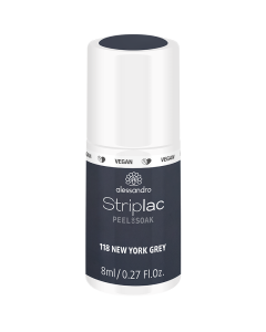 alessandro Striplac Peel or Soak 118 New York Grey - UV/LED küünelakk, 8ml