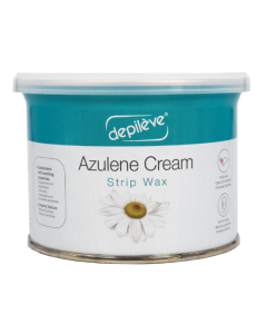 azulene cream strip wax